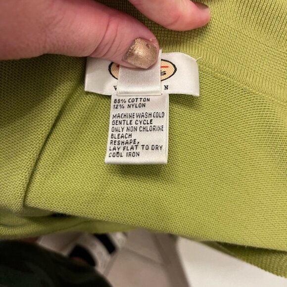 Talbots Light Green Women's Blouse Plus Size 3X - Picture 8 of 8